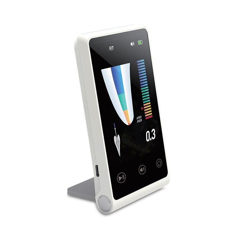 

JINGT R7 Endo Root Canal Apex locator LCD Screen Dental Endodontic Mini Size 3.5 Inches With Intelligence Accuracy R7 White