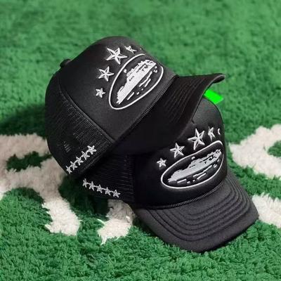 Corteiz 5 starz alcatraz șapcă tip trucker șapcă tip trucker american brand la modă brodată card protecție solară