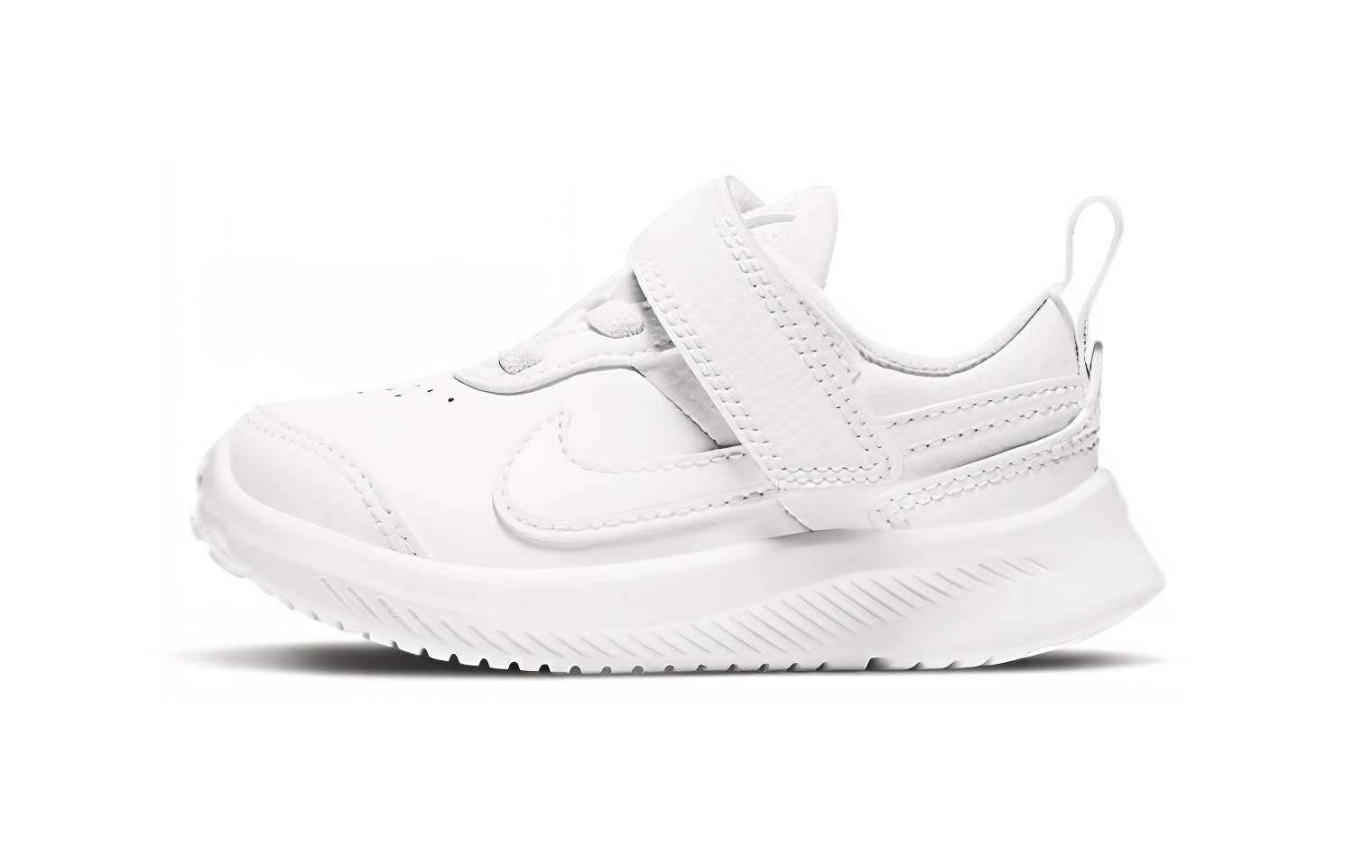 

Дитячі кросівки Nike Varsity Leather Low top Повністю білі для немовлят та малюків CN9397-101 25