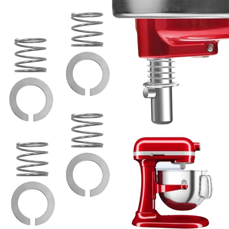 Stainless Steel Spring and Washers Installation Kit Mixer Accessories Mixer Attachment Suitable for Various Mixer Model