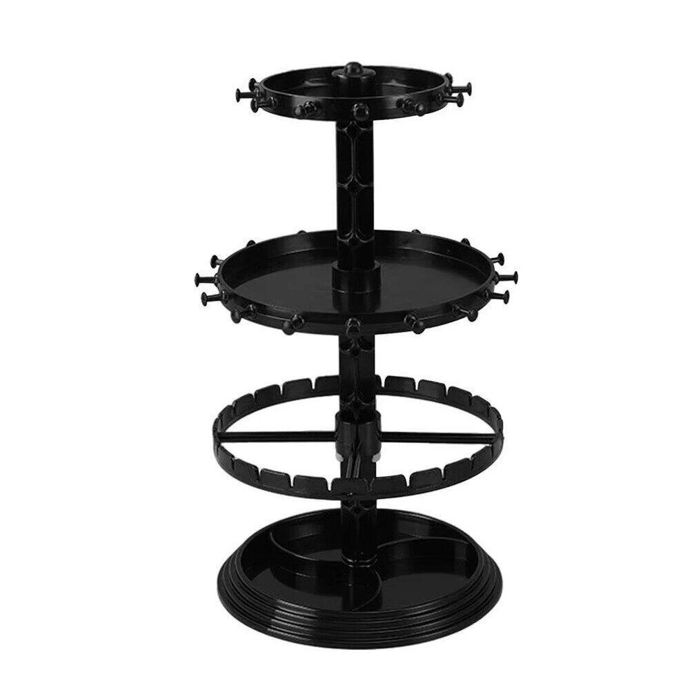 Plastic Jewelry Earring Holder 4 Layers Bracelet Holder Fashion Hair Ring Rack  Wedding