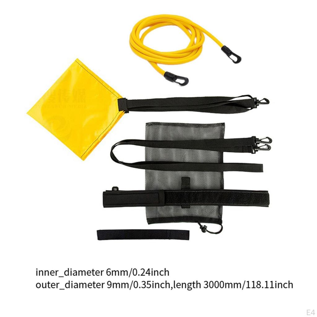 Kit Featuring Resistance Belt And Swim Parachute