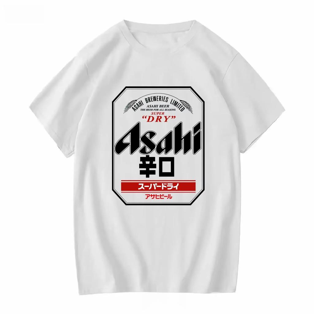T-shirt Poster Birra Giapponese Asahi Scelta Regalo Ideale per Unisex alla Moda e DONNE T-shirt Morbida e Traspirante
