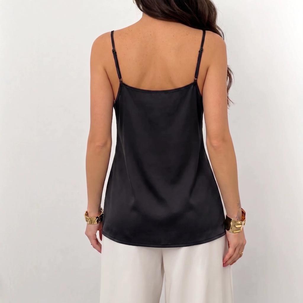 New Lace V-neck Halter-style Sleeveless Pure Erotic-style Bandeau Top
