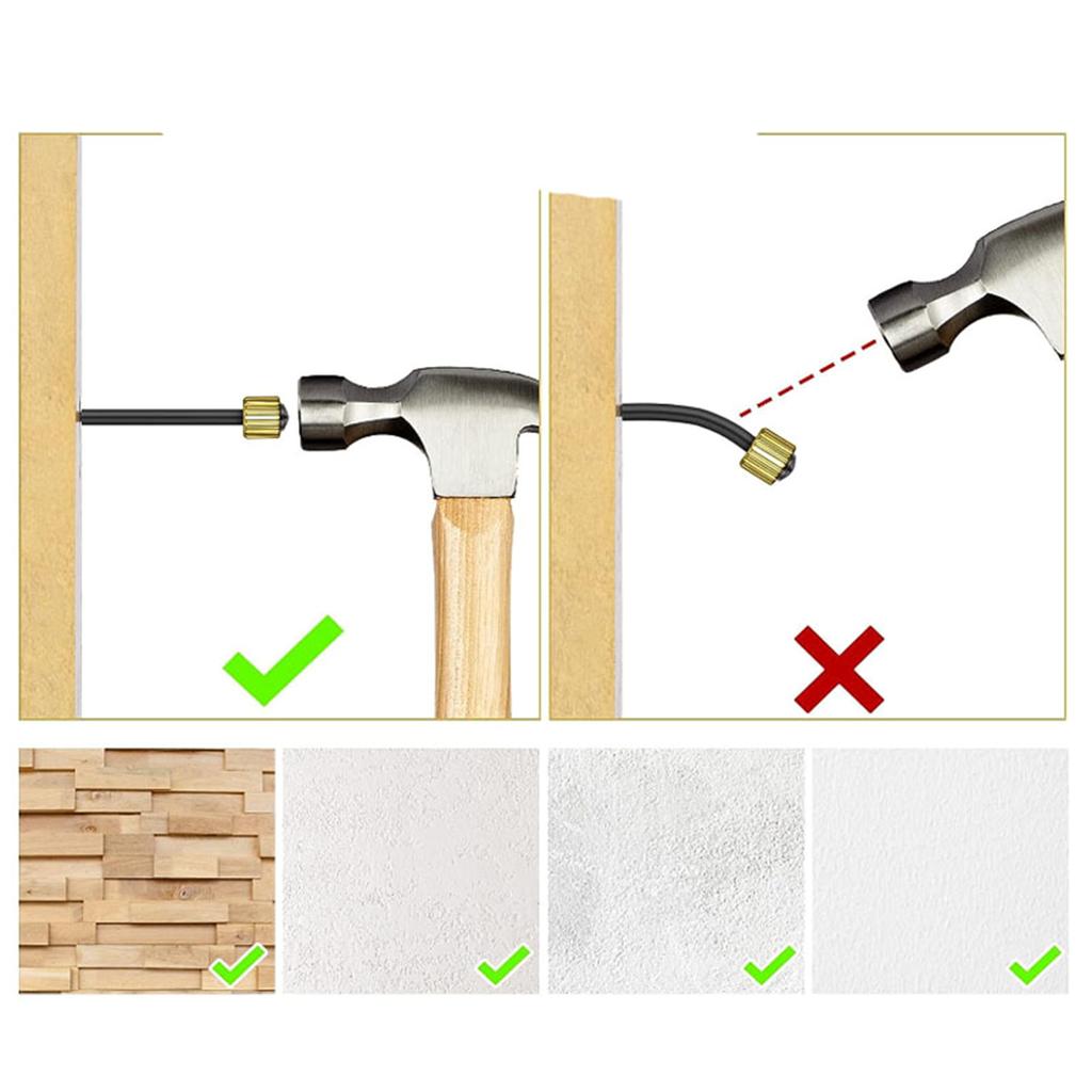 Pack of 90 Hanging Screws Picture Hanging Kit Picture Hangers Set Sawtooth Picture Hangers Wire Screws for Wall Mounting