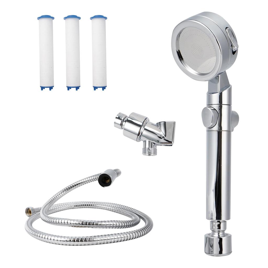 shower chlorine shower disassembly and water volume and pressure water pressure booster shower skin water water leak powerful cleaning dirt easy