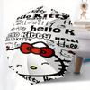 Hello Kitty,Bow Automatic Folding Umbrella-Simple 8-Rib Design, Bright Cartoon Pattern, Durable Iron Frame, Suitable For Travel, Outdoor, Be
