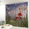 Forest Mushroom Curtain Cloth Bedroom Living Room Balcony Blackout Curtain Office Hotel Insulation Curtain