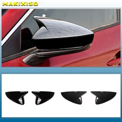 Para Mazda3 Mazda 3 axela fibra de carbono Cubiertas de Espejo Retrovisor de Coche Carcasa Protectores de Borde de Espejo Retrovisor Cubierta