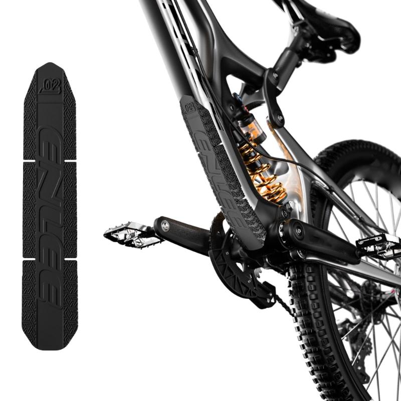All-purpose Bike Frame Guard Mountain Bike Down Tube Frame Protection Sticker Protect Bike from Collision and Scratch
