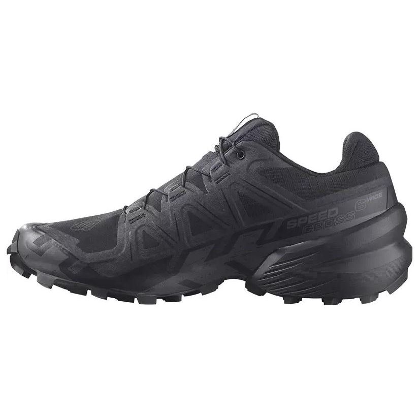 SALOMON Speedcross 6 Comfortable Stylish Shock Absorbing Slip Resistant Durable Waterproof Low Top Running Shoes Men Sneaker Black 417440