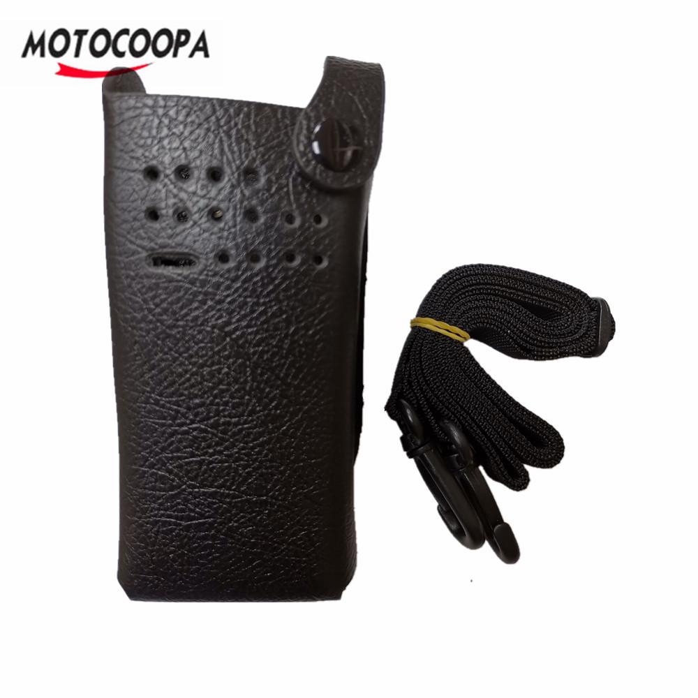 Leather Protective Case for Walkie-Talkie P6600/XIR8608/DEP550 - Cross-Border Hot Seller