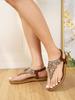 New Summer Flat Pinfoot Rhinestone Comfortable Beach Sandals Women