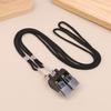 High Strength Black Halter Whistle, Multi-Pack Sports Referee Whistle For Basketball Volleyball Outdoor Hiking Emergency Use