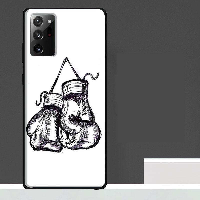 Boxing Gloves Case For Samsung Galaxy S25 Ultra S23 S22 S21 S24 Ultra S9 S10 S20 Plus S25 FE Phone Cover