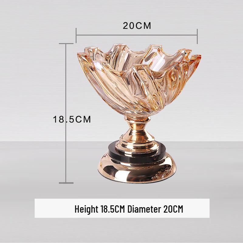 Европейская хрустальная банка для конфет и фруктов