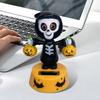 Solar Powered Dancing Figures Swinging Dancer Ornaments Cartoon Animated Halloween Dashboard Accessories For Automotive Auto