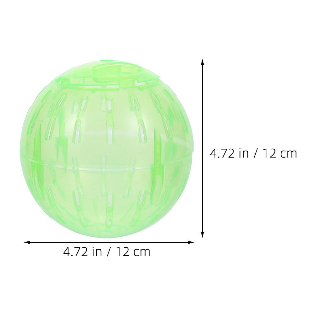 Clear Hamster Exercise Ball Durable ABS Material Small Size Compact for Dwarf Hamster Running Fitness Supplies