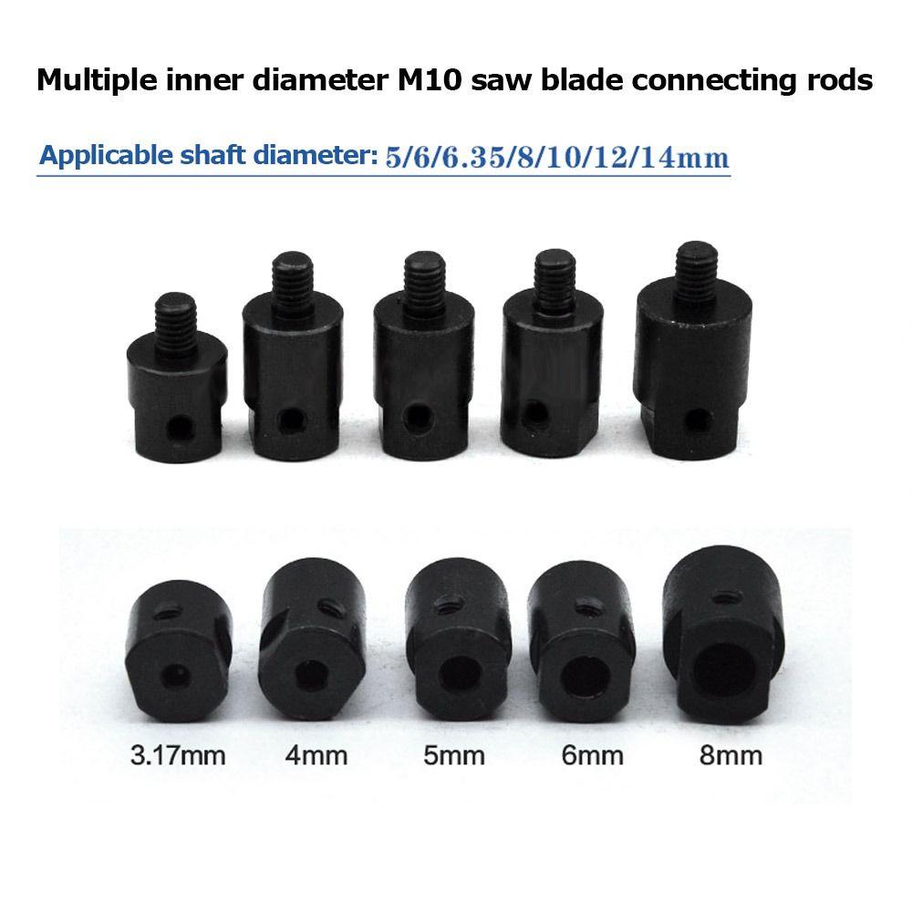 2.3/3.17/4/5/6/8mm Verbindungsstück Motorbuchse Zubehör Spannfutter Adapter Kupplungshülse Achse Motorwelle Sägeblattkupplung