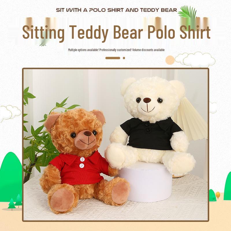 Graduation Commemorative Teddy Bear Plush with School Emblem Logo