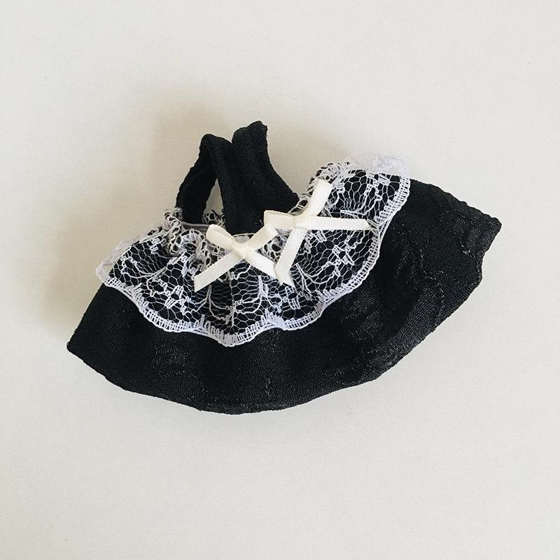 בגדי בובת קטיפה ויניל חמודה 17 ס"מ קופסה עיוורת - תליון LaBuBu שמלת אביזרים