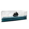 Ghost Ship Black Pearl Cruise Ship Fluid Liquid Drift Bottle Living Room Decoration Acrylic Gift One Piece Floating Boat Home