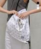 Nuart Studio Dottie Pocket Gym Bag String Bag_White
