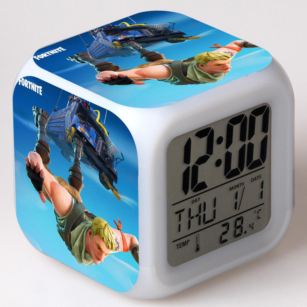 7color Multifunction Digital Alarm Clock Led Watch Alarm Clock