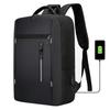 Men's Waterproof USB School Backpack Oxford Cloth 15.6 Inch Laptop Backpack Stylish Unisex Business School Back Pack