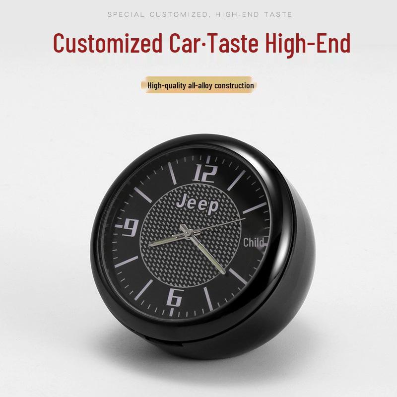 Luminous Digital Car Clock Quartz Watch Ornament
