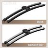 2pcs Front Windshield Windscreen Wiper Blades Carbon Fibre Wipers For Jeep Compass MK49 MP 2006-2023 2013 2015 2016 2017 2019