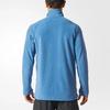 Adidas Casual Sports Fleece Stand Collar Slim Fit Jacket Men Jackets Blue BP9686