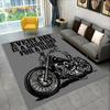 3D Retro Vintage Motorcycle Area Rug Large,Carpet Rug for Living Room Bedroom Sofa Doormat Decor,Child Play Non-slip Floor Mat