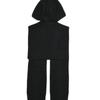 DOYOUKNOWMC 25FW Hooded Neck Warmer and Black Knit Muffler