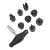 9Pcs Oil Pan Drain Plug Repair Kit Portable Versatile Oil Sump Drain Plug Tool Set for Plastic Oil Pan Oil Drain Plug