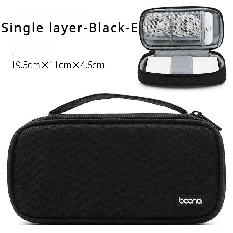 Fashion Portable Data Cable Storage Bag Outdoor Earphone Bag Organizer Digital Gadget Storage Box Charger U Disk Protection Case
