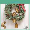 Gold Cow Bells Christmas Decoration Wind Chime Bell Party Scene Setting Props