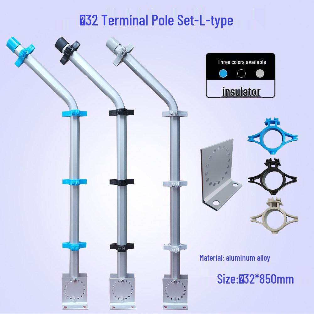 Pulse Electronic Fence Accessory Set: Aluminum Alloy Brackets & Posts (10 Sets) with Free Shipping