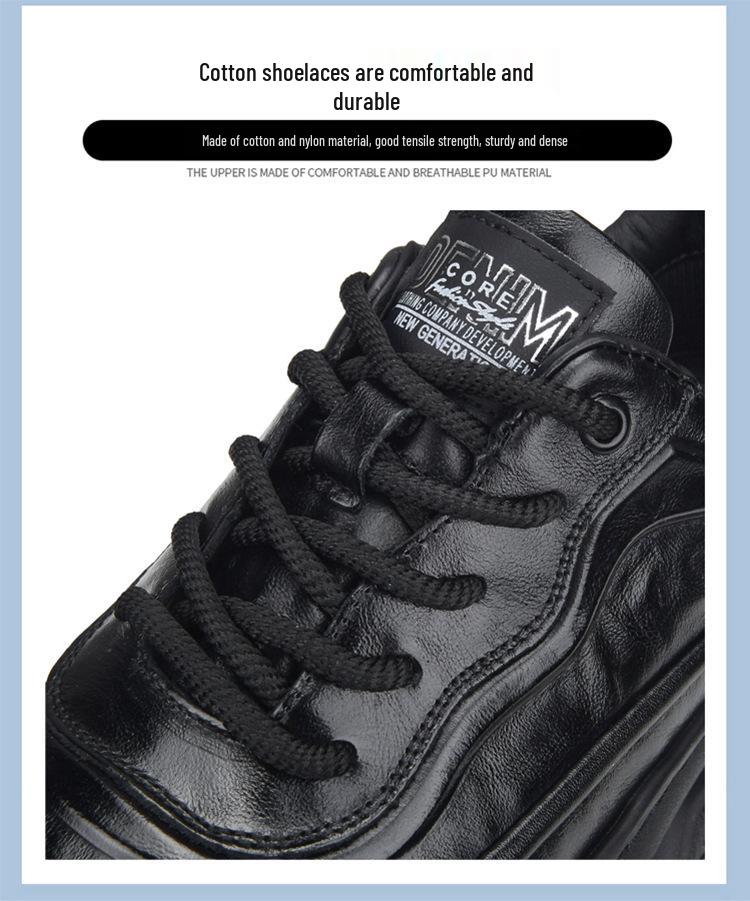 Vyriški natūralios odos universalūs laisvalaikio batai - Aukštos klasės, minkštas padas, neslystantys, su pliusiniu pamušalu, rudens/žiemos