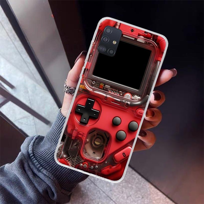 Games Console Fashion Boy Phone Case For Samsung Galaxy A12 A52S A42 A32 A22 A51 A50 Note 20 Ultra 10 S10 Plus A71 A70 A31 A30 A