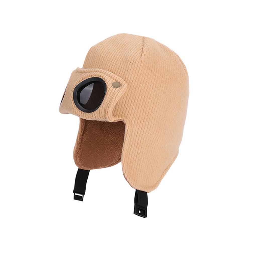 Wintermütze für Kinder, Retro Lei Feng Mütze, Mütze mit warmem Fleece, Ohr-, Motorradmütze zum Fahren