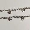 Personality Trend Metal Clothing Punk Style Copper Butterfly Piece Fringed Jeans Chain Waist Chain