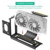 High Strength Vertical Graphics Card Support Metal Bracket For PCI Slot Display Enhances PC Aesthetics