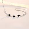 Four-Leaf Clover Anklet Female New Tide Sexy Senior Sense Of Foot Chain Tanabata Gift To Girlfriend