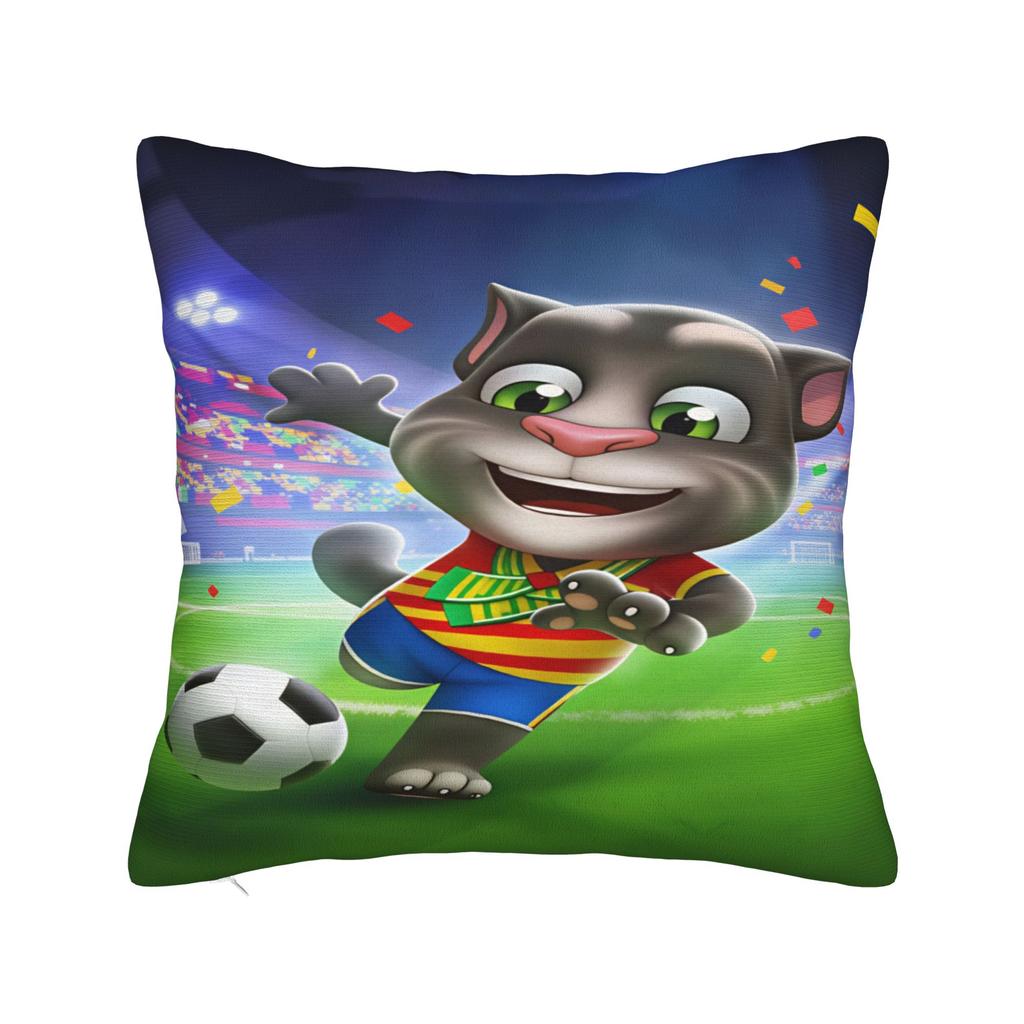 Game T-Talking T-Tom And F-Friends Pillow Case Novelty Pillow Cover Soft Pillowcases For Office Car Home Decor