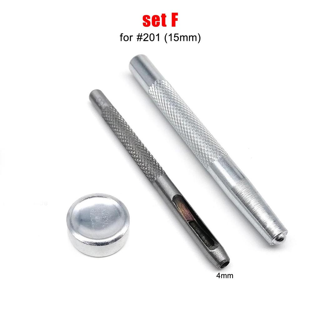 Hand Die Punch Tool for #831 #633 #633 #201 Metal Leather Jacket Coat Bag Clothes Press Popper Snap Button Stud Fastener