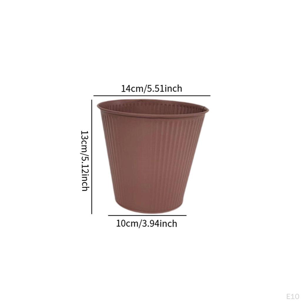 2 Stück Blumen Eimer Töpfe Stifthalter Outdoor Topf Make-up Pinsel Behälter für Zuhause Schreibtisch