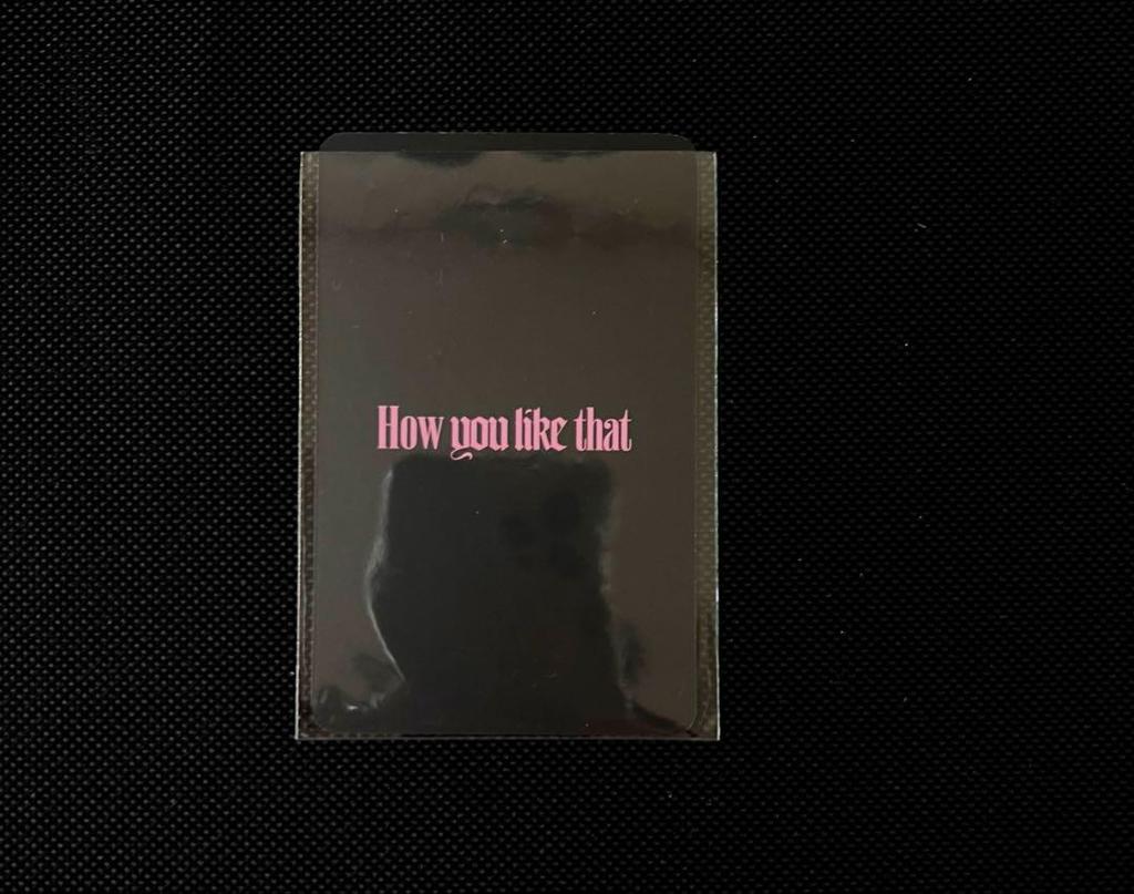 [USED] Blackpink Jisoo Ribbon Bonus Trading Card Jisoo HYLT