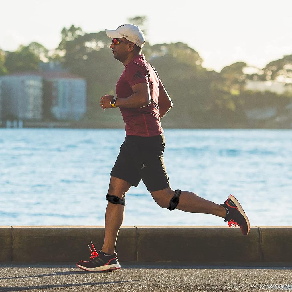 Aolikes 1Pair Knee Braces Adjustable Patellar Stabilizer Band For Knee Pain Support Basketball Running