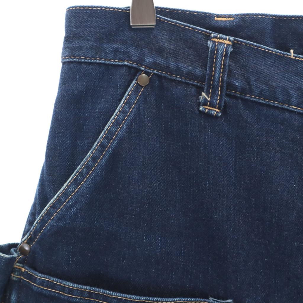 A Bathing Ape Made In Japan Double Knee Denim Painter Pants S Jeans Work Men's Used